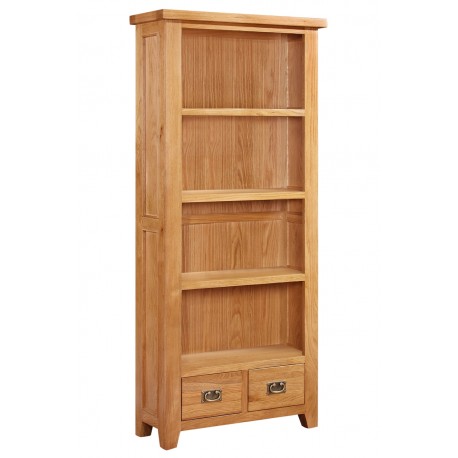 Canterbury Oak M Tall Bookcase Tickety Boo Home Interiors